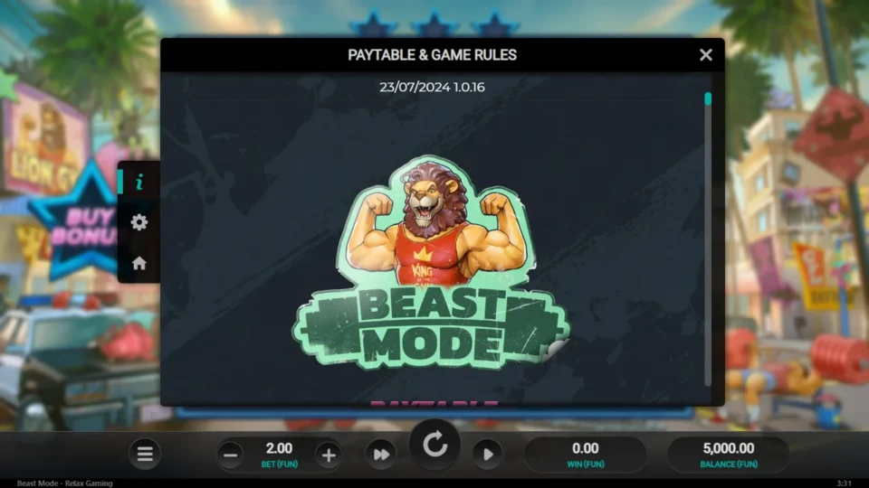 Beast Mode rules, page 1