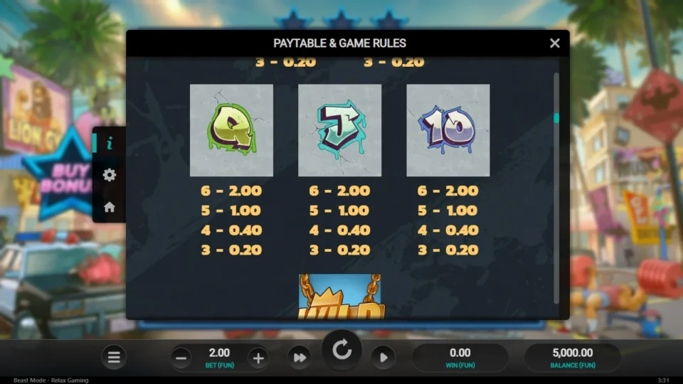Beast Mode rules, page 6