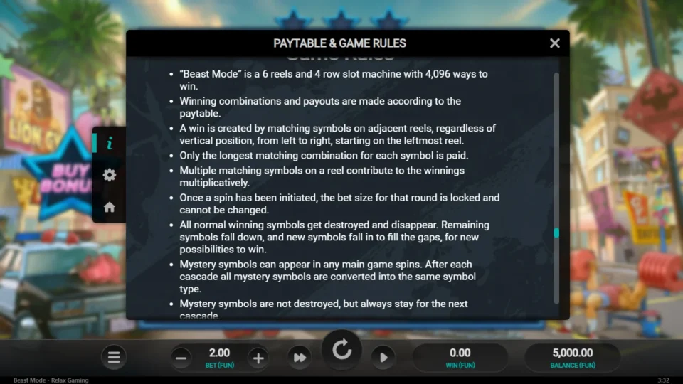 Beast Mode rules, page 20