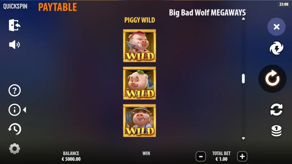 Big Bad Wolf MEGAWAYS rules, page 7