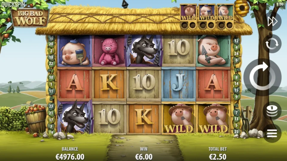 Big Bad Wolf: Wild pigs on the bottom row of a EUR 6.00 chain