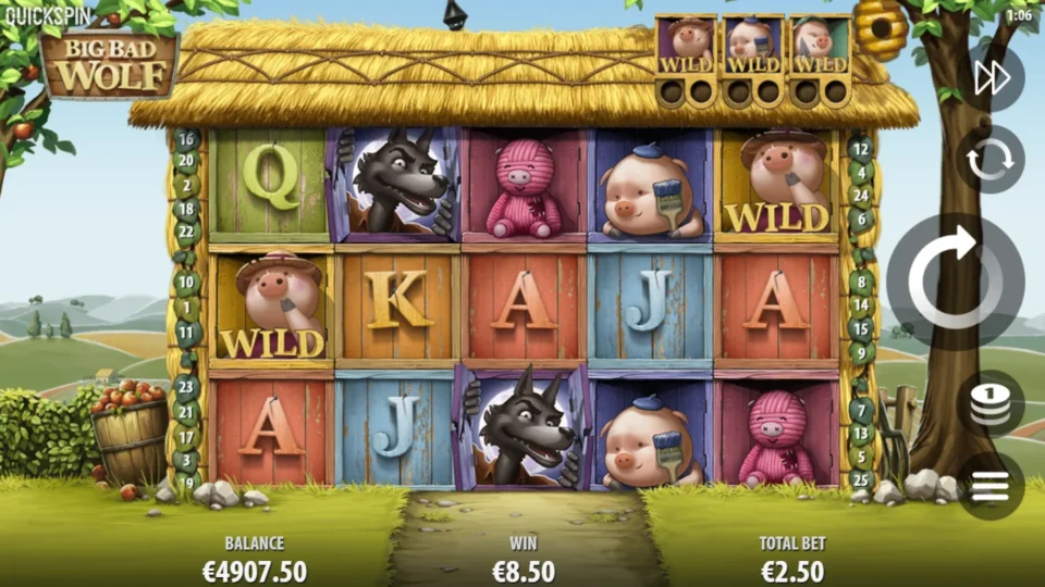 Big Bad Wolf: Two pigs already turned Wild during a EUR 8.50 chain