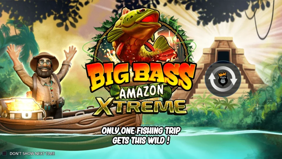 Big Bass Amazon Xtreme: intro screen, slide 1