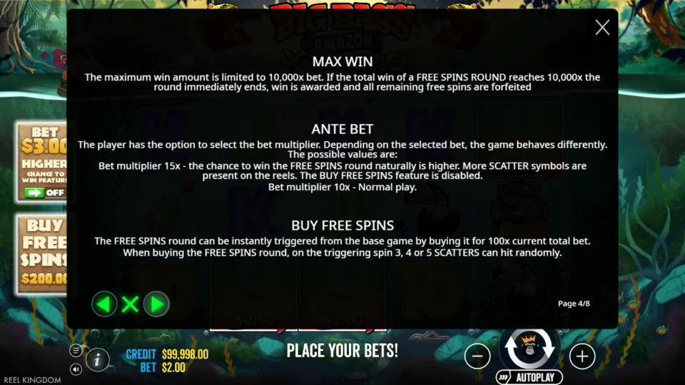 Big Bass Amazon Xtreme rules, page 4
