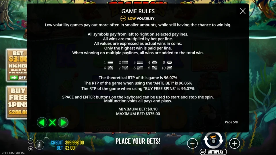 Big Bass Amazon Xtreme rules, page 5