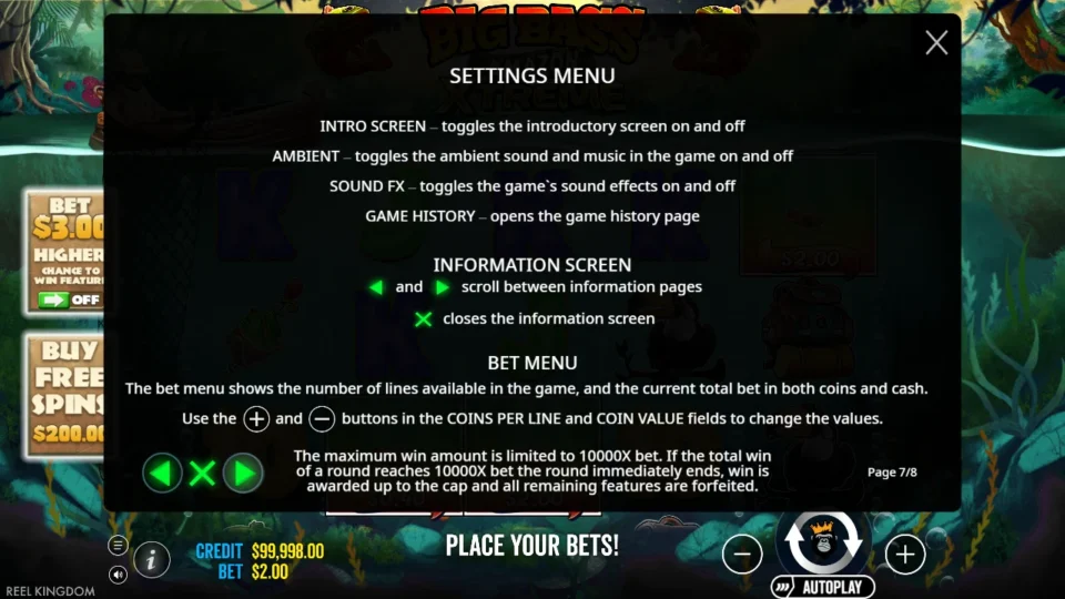 Big Bass Amazon Xtreme rules, page 7