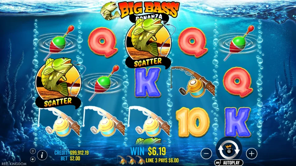 Big Bass Bonanza: win 3.5x (7.0) on media spin 68