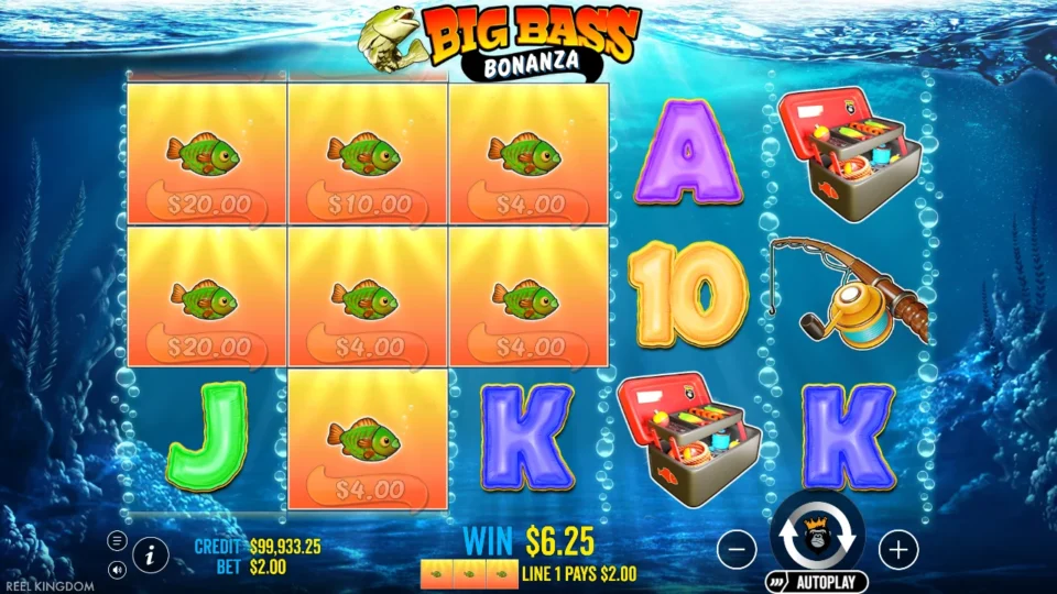 Big Bass Bonanza: win 4.0x (8.0) on media spin 88