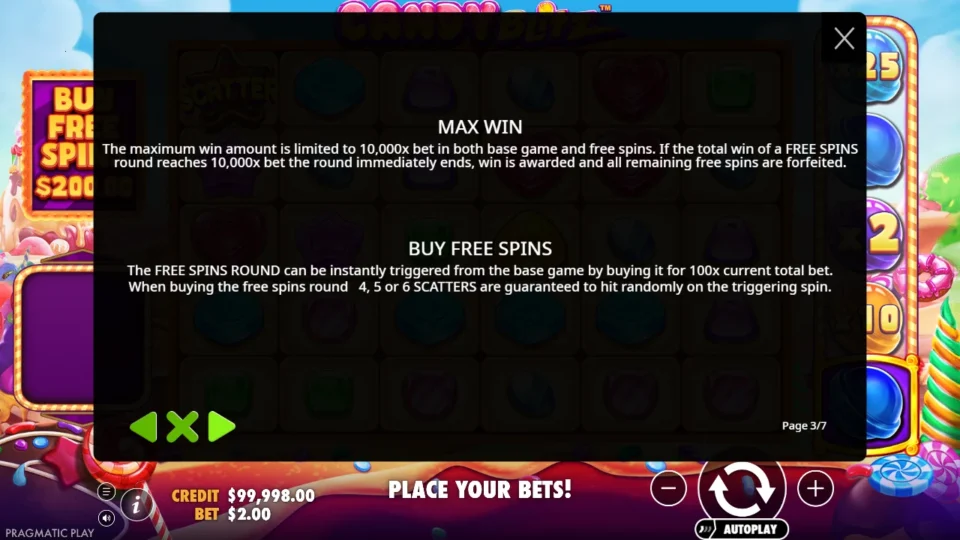Candy Blitz rules, page 3
