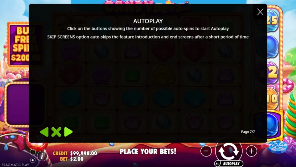Candy Blitz rules, page 7