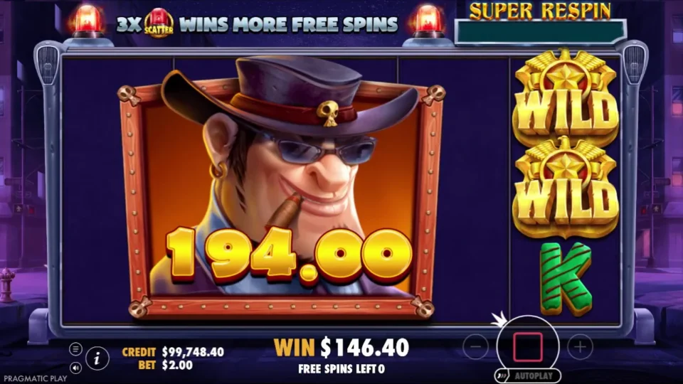 Cash Patrol: The pot returns as one giant robber worth USD 194 for the final Super Respin