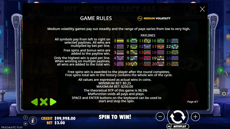 Cash Patrol rules, page 4
