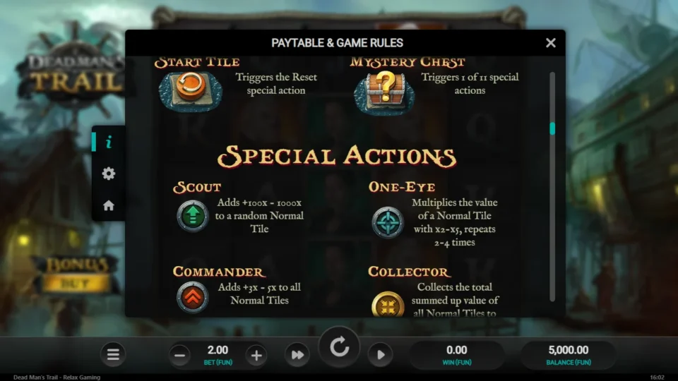 Dead Man's Trail rules, page 6