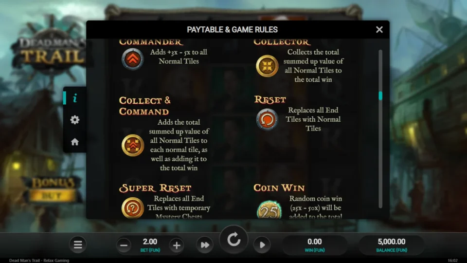 Dead Man's Trail rules, page 7