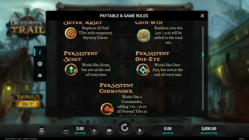 Dead Man's Trail rules, page 8