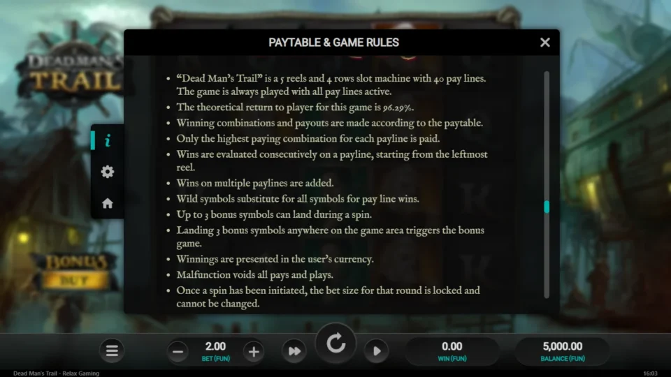 Dead Man's Trail rules, page 14