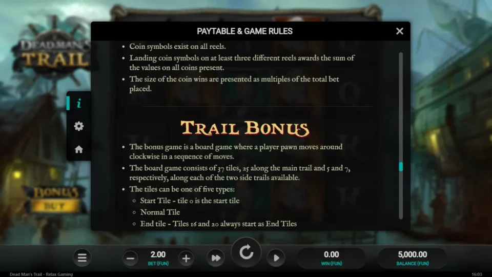 Dead Man's Trail rules, page 16
