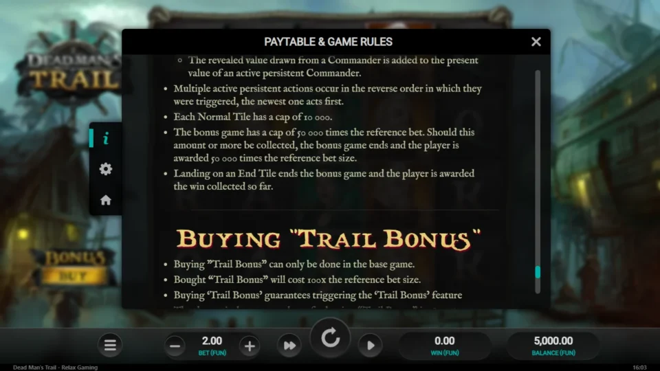 Dead Man's Trail rules, page 21