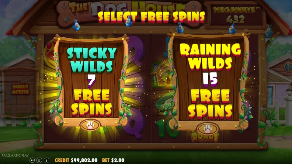 Dog House Megaways: free spins option chosen (bonus buy) on round 1001