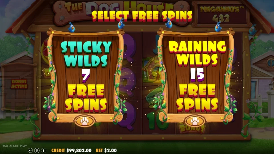 Dog House Megaways: free spins triggered (bonus buy) on round 1001