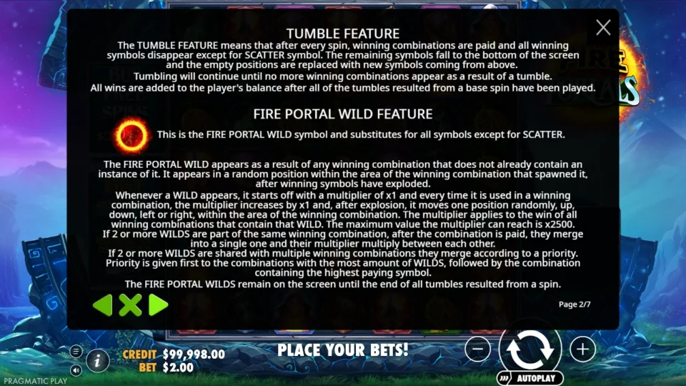 Fire Portals rules, page 2