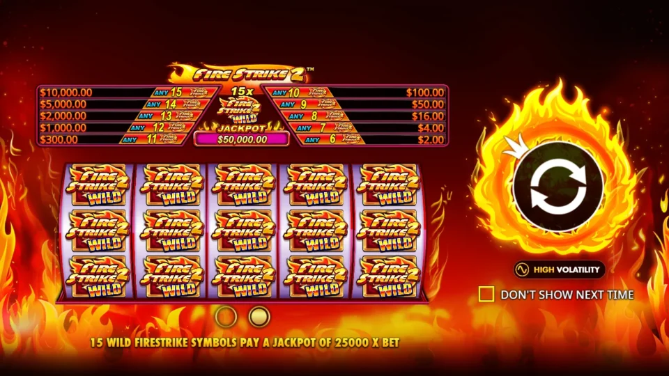 Fire Strike 2: intro screen, slide 2