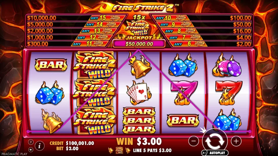 Fire Strike 2: base game, start screen