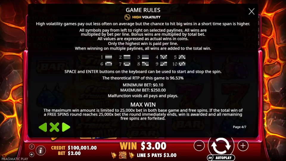 Fire Strike 2 rules, page 4