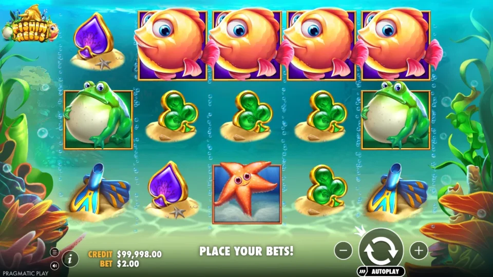Fishin' Reels demo game field