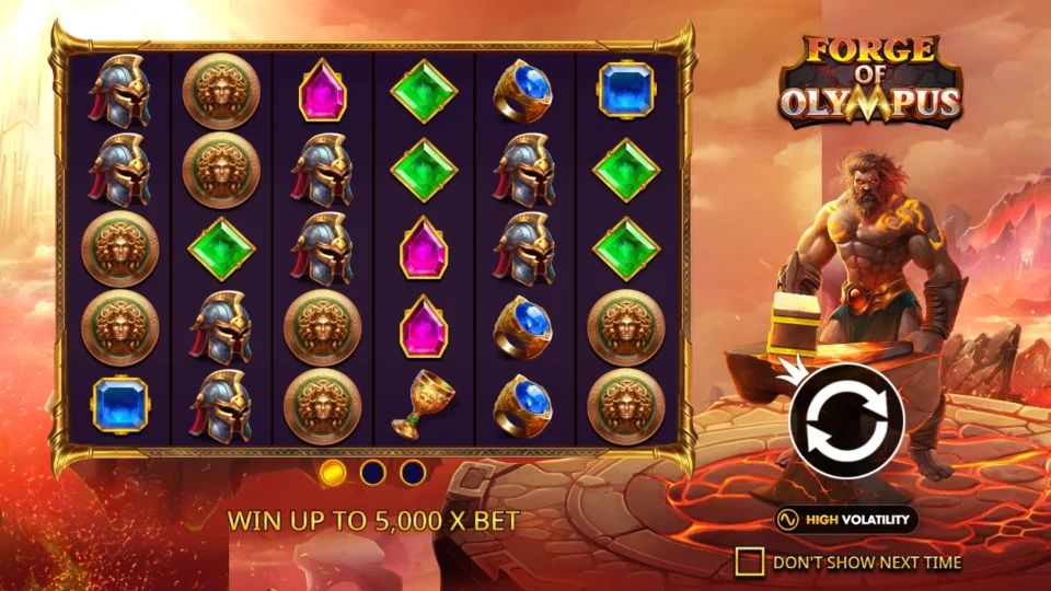 Forge of Olympus: Forge of Olympus introduction to the forge-themed game.