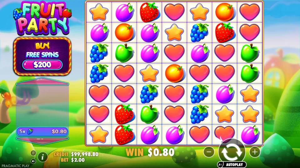 Fruit Party: base game, start screen