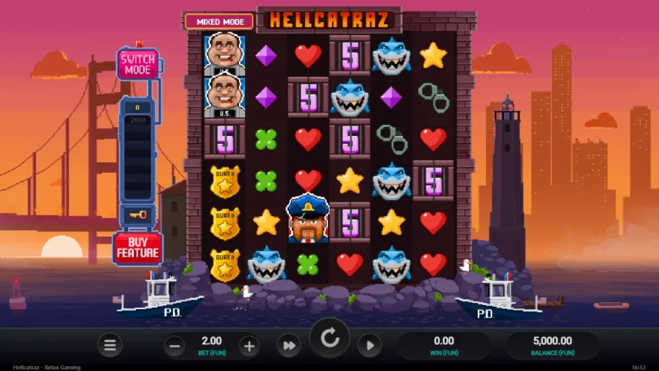 Hellcatraz demo game field