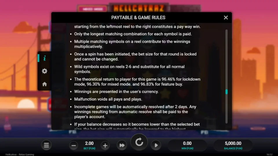 Hellcatraz rules, page 16