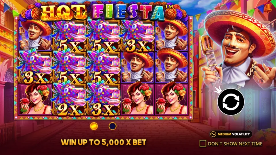 Hot Fiesta: intro screen, slide 2