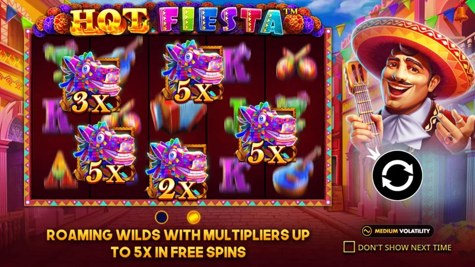 Hot Fiesta: intro screen, slide 1