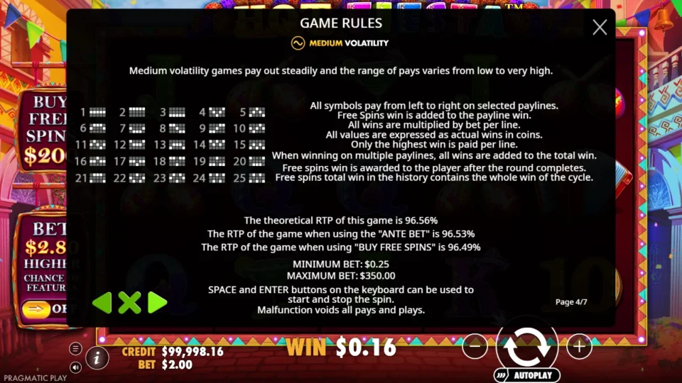 Hot Fiesta rules, page 4