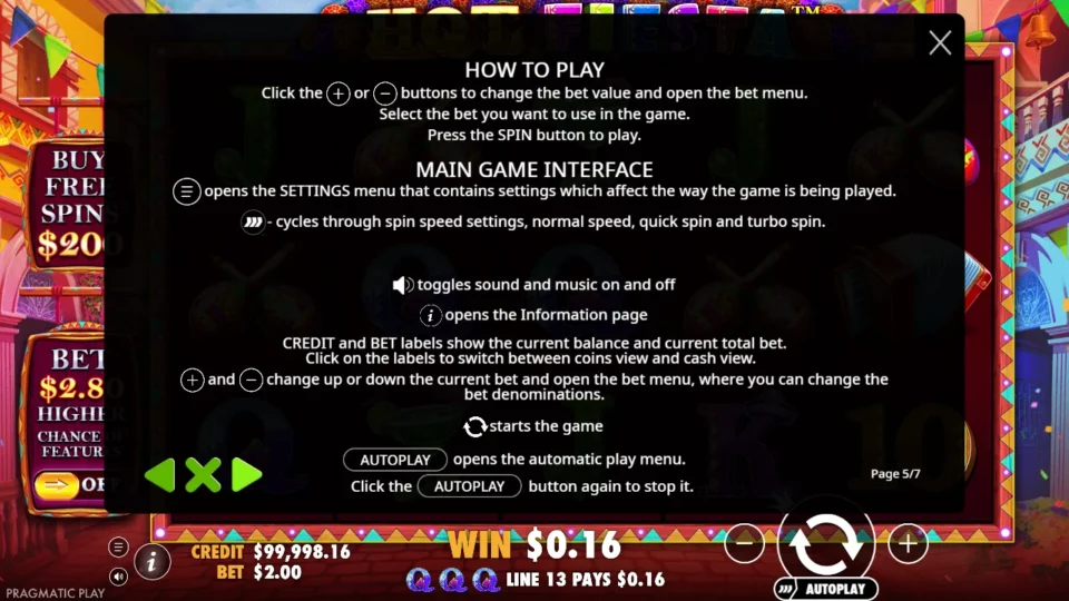 Hot Fiesta rules, page 5