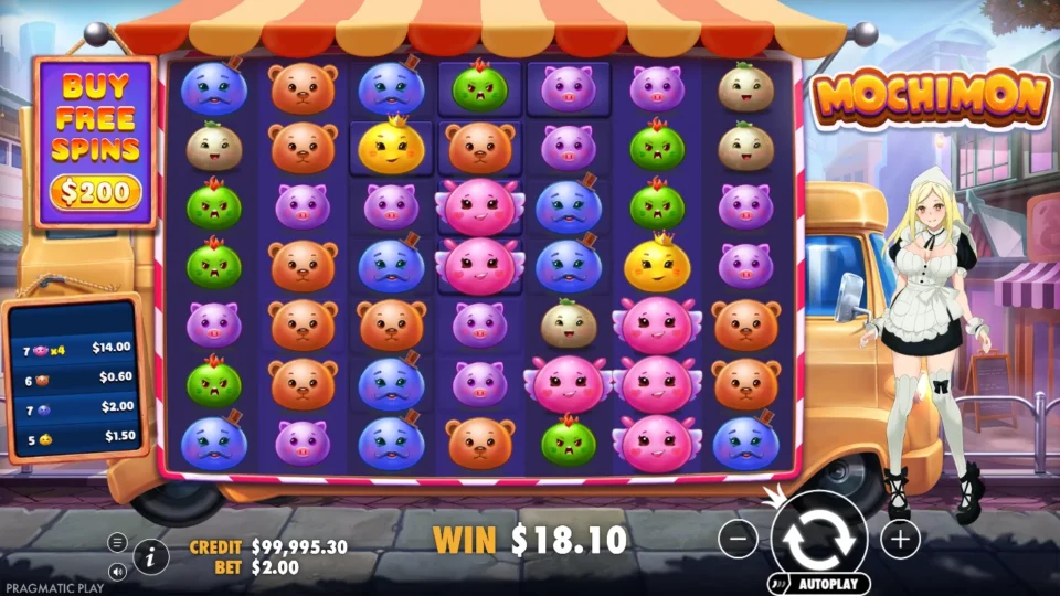Mochimon: Pink monsters contribute USD 14 to the USD 18.10 win