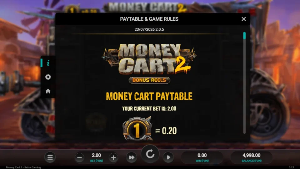 Money Cart 2 rules, page 1