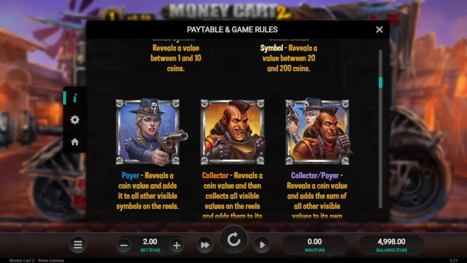 Money Cart 2 rules, page 4