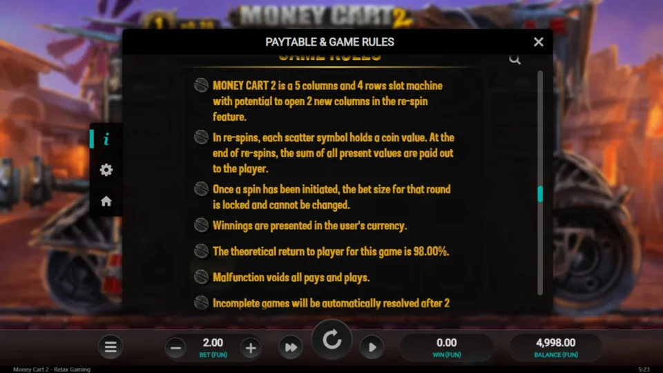 Money Cart 2 rules, page 10