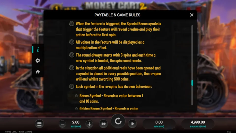 Money Cart 2 rules, page 13