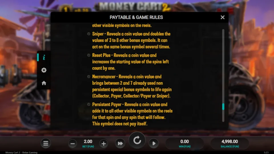 Money Cart 2 rules, page 15
