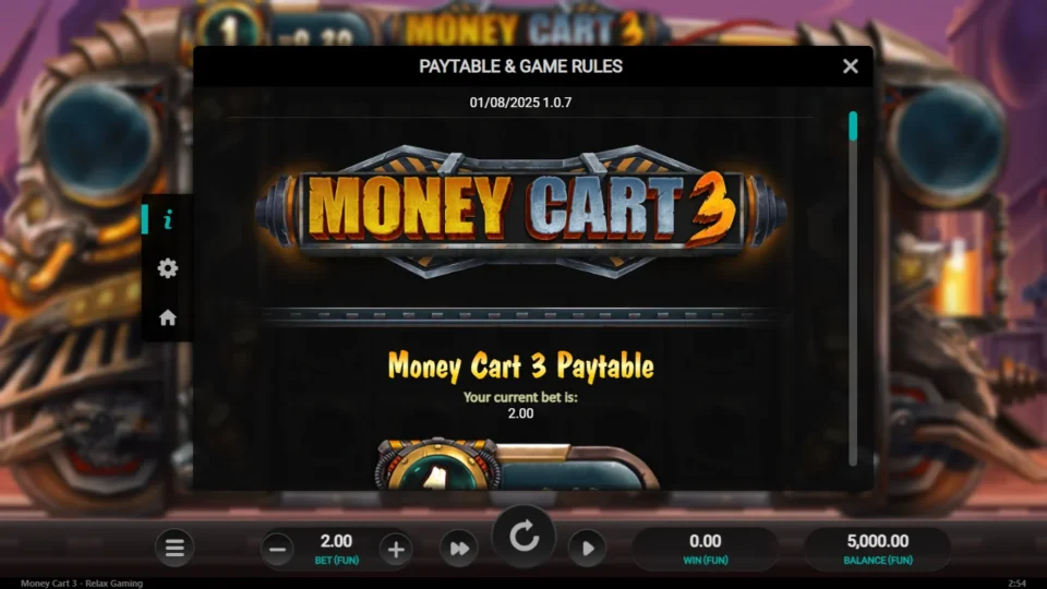 Money Cart 3 rules, page 1