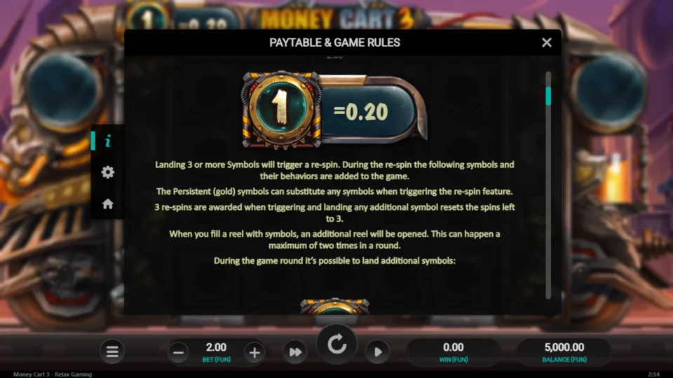 Money Cart 3 rules, page 2