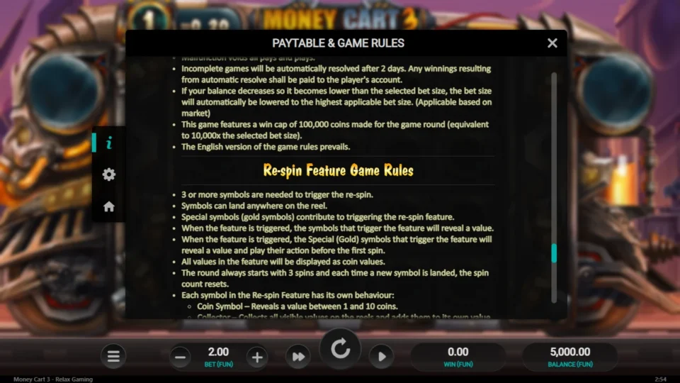 Money Cart 3 rules, page 12