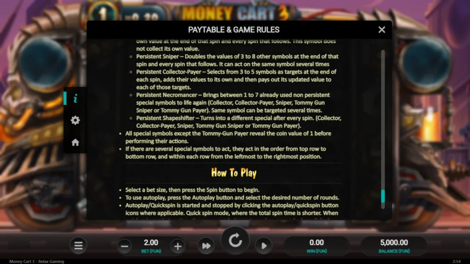Money Cart 3 rules, page 14