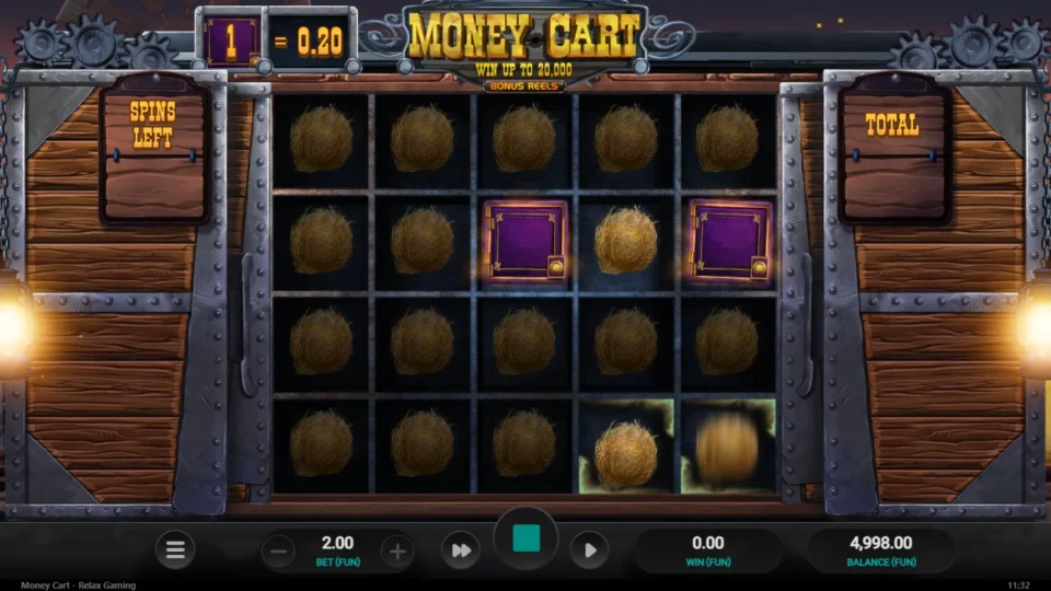 Money Cart demo game field