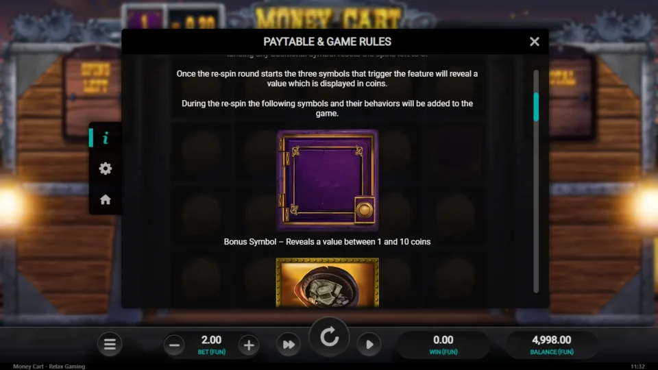 Money Cart rules, page 2