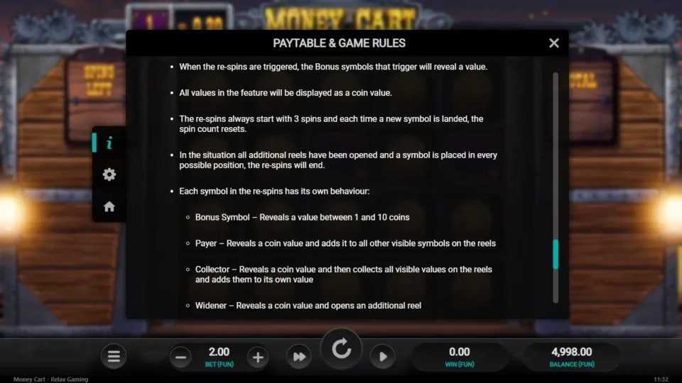 Money Cart rules, page 8